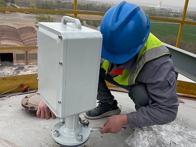 万海钙业料位测量系统案例