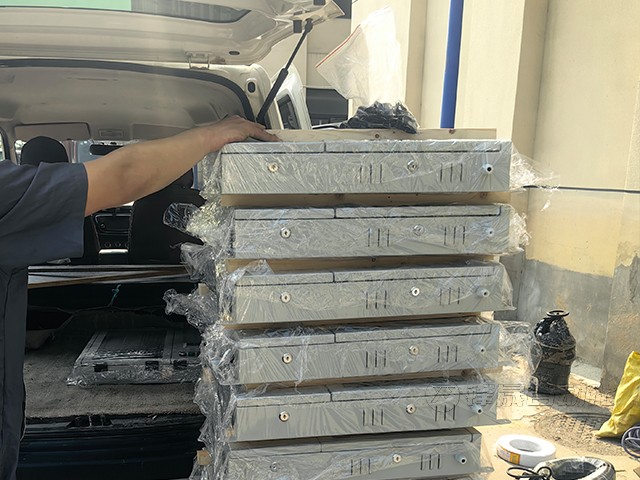 25套料位测量系统发往上海！