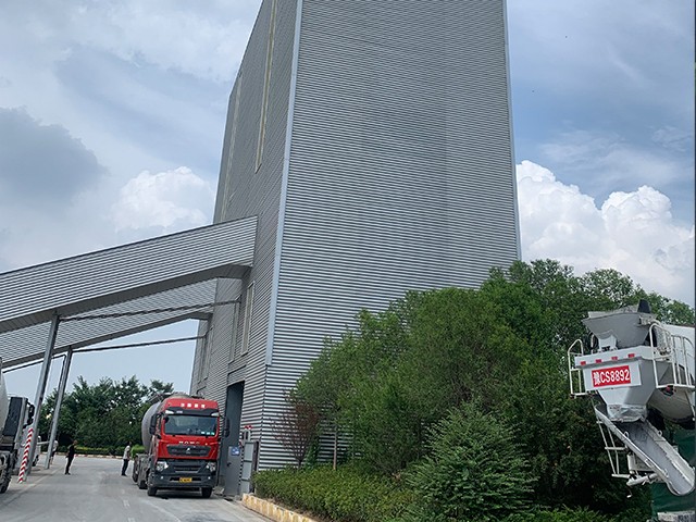 鼎基建材智能探测料位系统案例