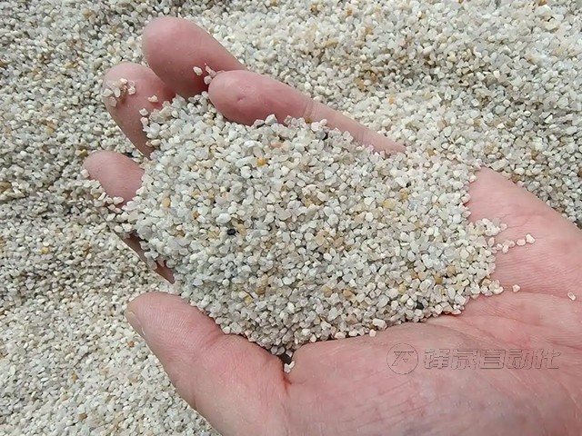 石英砂料仓料位测量系统