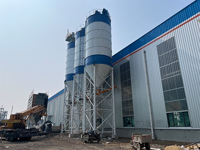 山东新型建材厂智能重锤料位计系统案例