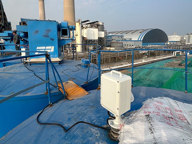 山东新型建材厂智能重锤料位计系统案例