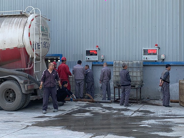 永上建材智能料位计系统案例